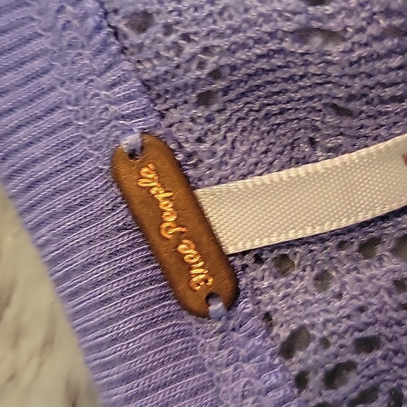 Free People Lavendar Lightweight Oversized Sweater, Women's Small! - Picture 2 of 9